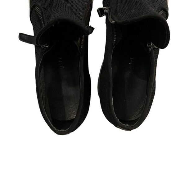 MADDEN GIRL Preston Wedgie Sneaker Black Size 7.5 - Picture 7 of 8